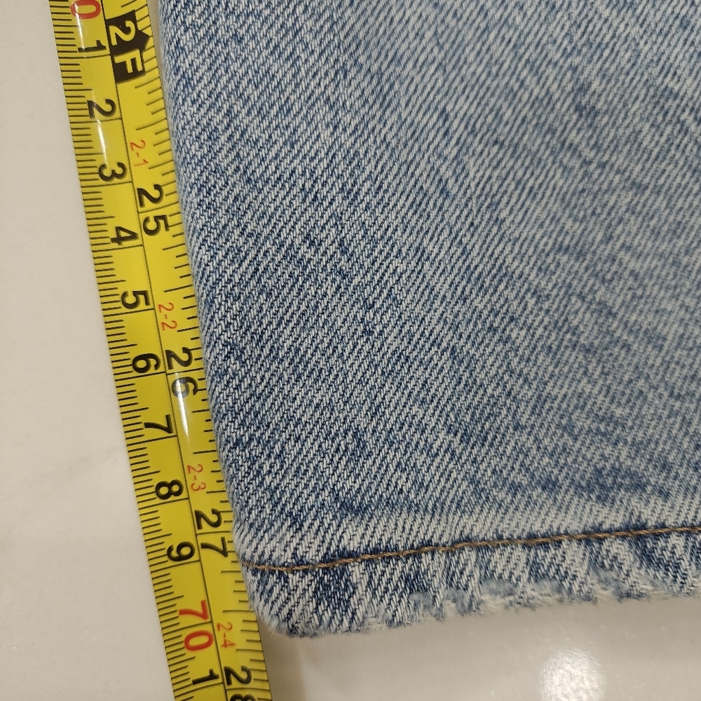 Lucky Brand~Womens Drew High Rise Mom Jeans~Western Aztec Embroidery~Blue~10/30 - Picture 12 of 12